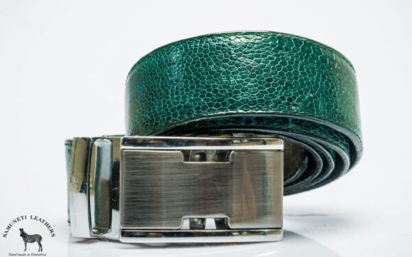 Ostrich shin belt